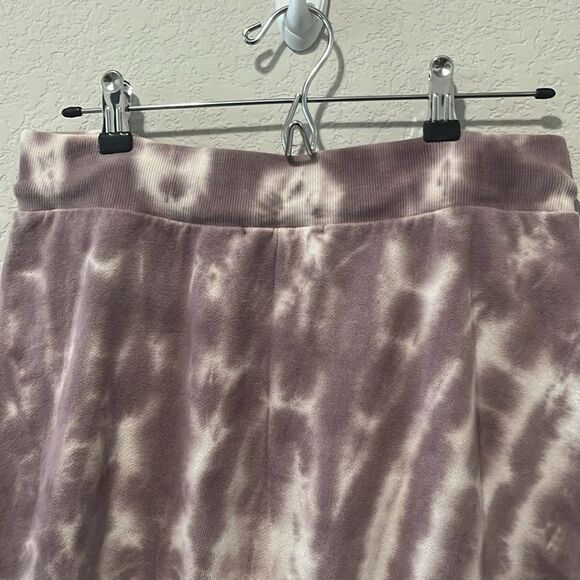 EN SAISON Women's Purple Pink Yellow Tie Dye Midi Skirt, Size L - Picture 7 of 9